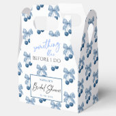 Something Blue Before I do Theme Bridal Shower Geschenkschachtel (Geöffnet)