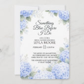 Something Blue Bridal Shower Invitation Einladung (Vorderseite)