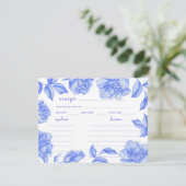 Something blue -  bridal shower recipe (Stehend Vorderseite)