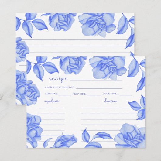 Something blue - bridal shower recipe (Vorne/Hinten)