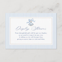 Something Blue Christmas Bridal Display Shower