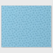 Something Blue Confetti Wedding Pattern Geschenkpapier (Flach)