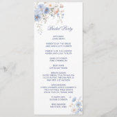 Something Blue Double Sided Flat Program Programm (Rückseite)