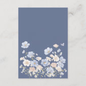 Something Blue Enclosure Card Details Begleitkarte (Rückseite)