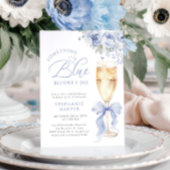 Something Blue Floral Bridal Shower Invitation Einladung