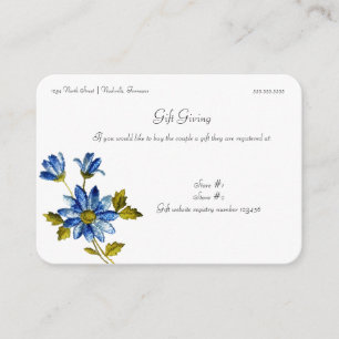 SOmething Blue Gift Registry Begleitkarte
