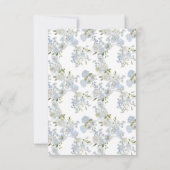 Something Blue Maid of Honor Wedding Proposal Card Dankeskarte (Rückseite)