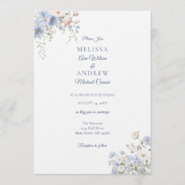 Something Blue Wedding Invitation Suite Einladung