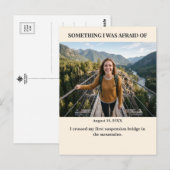 Something I was Afraid of Custom Photo Postcard Postkarte (Vorne/Hinten)