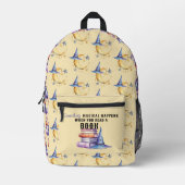 Something Magical Happens When You Read A Book  Bedruckter Rucksack (Vorderseite)