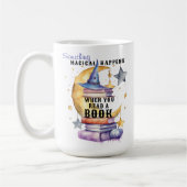 Something Magical Happens When You Read A Book  Kaffeetasse (Links)