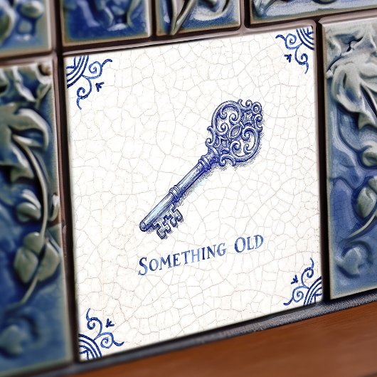 Something Old | Delft Blue Dutch Style  Fliese