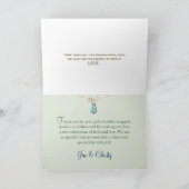 Something Olive Custom Wedding Thank You Cards Dankeskarte (Innenseite)