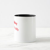 Something Sweet Inside" Sticker – Cute Typography  Tasse (Zentrum)
