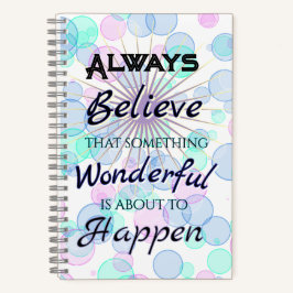 Something Wonderful Spiral Notebook Journal  Notizblock