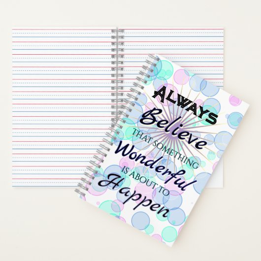 Something Wonderful Spiral Notebook Journal Notizblock (Innen)