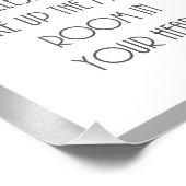 sometime smallest things most room your heart gray fotodruck (Ecke)