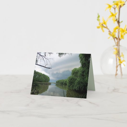 Sometimes hat Storm... Karte (Gelbe Blume)