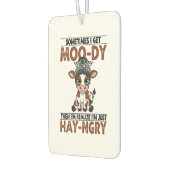 Sometimes I Get Moo-dy Hay-ngry Cow Autolufterfrischer (Links)