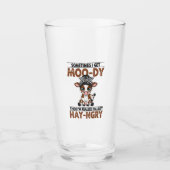 Sometimes I Get Moo-dy Hay-ngry Cow Glas (Vorderseite)