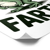 Sometimes I Just Be Fartin' Frog Humor Funny Fart Poster (Ecke)