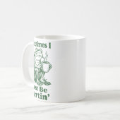 Sometimes I Just Be Fartin' Frog  Kaffeetasse (Vorderseite Links)