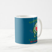 Sometimes I Just Be Fartin' Frog Meme Funny Valent Kaffeetasse (VorderseiteRechts)