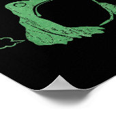 Sometimes I Just Be Fartin' Frog Meme Humorous Des Poster (Ecke)