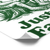 Sometimes I Just Be Fartin' Frog  Poster (Ecke)