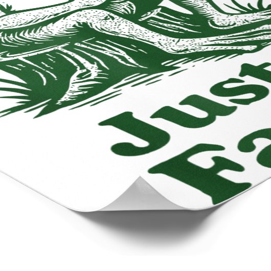 Sometimes I Just Be Fartin' Frog  Poster (Ecke)