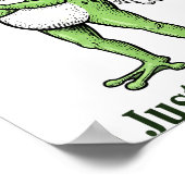 Sometimes I Just Be Fartin Funny Frog Sarcastic Hu Poster (Ecke)