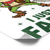 Sometimes I Just Be Fartin Funny Western Cowboy Fr Poster (Ecke)