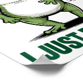 Sometimes I Just Be Farting Frog Christmas Funny F Poster (Ecke)