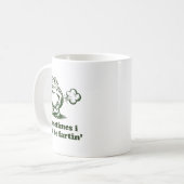 Sometimes I Just Be Farting Frog Humor Funny Fart Kaffeetasse (Vorderseite Links)