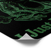 Sometimes I Just Be Farting Frog Humor Funny Fart  Poster (Ecke)