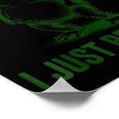 Sometimes I Just Be Farting Frog Humor Funny Fart Poster (Ecke)