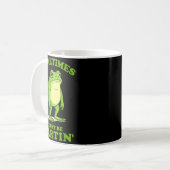 Sometimes I Just Be Farting Funny Frog  Kaffeetasse (Vorderseite Links)
