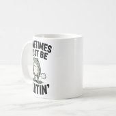 Sometimes I Just Be Farting Funny Frog Meme Animal Kaffeetasse (Vorderseite Links)