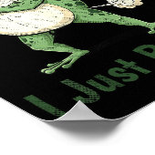 Sometimes I Just Be Farting Funny Frog Meme Funny Poster (Ecke)