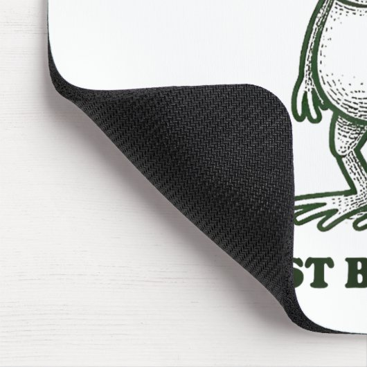 Sometimes I Just Be Farting Funny Frog Mousepad (Ecke)