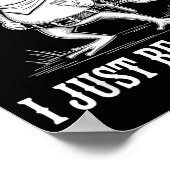 Sometimes I Just Be Farting Funny Frog Poster (Ecke)