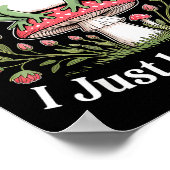 Sometimes I Just Be Farting Funny Frog Poster (Ecke)