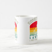 Sometimes I Wet My Plants Funny Gardener Retro Gar Kaffeetasse (Mittel)