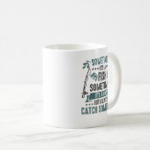 Sometimes Its A Fish Buzz - Funny Fishing Rod Love Kaffeetasse (VorderseiteRechts)