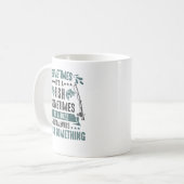 Sometimes Its A Fish Buzz - Funny Fishing Rod Love Kaffeetasse (Vorderseite Links)