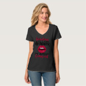 Sometimes When I Open My Mouth Mother Comes Out S T-Shirt (Vorderseite Vollansicht)