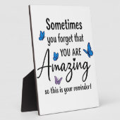 Sometimes You Forget You Are Amazing Fotoplatte (Seite)