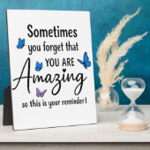 Sometimes You Forget You Are Amazing Fotoplatte (Seite)
