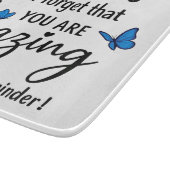 Sometimes You Forget You Are Amazing Schneidebrett (Ecke)