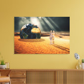 Somewhere Else – Facing the World Leinwanddruck (Insitu (Wohnzimmer))